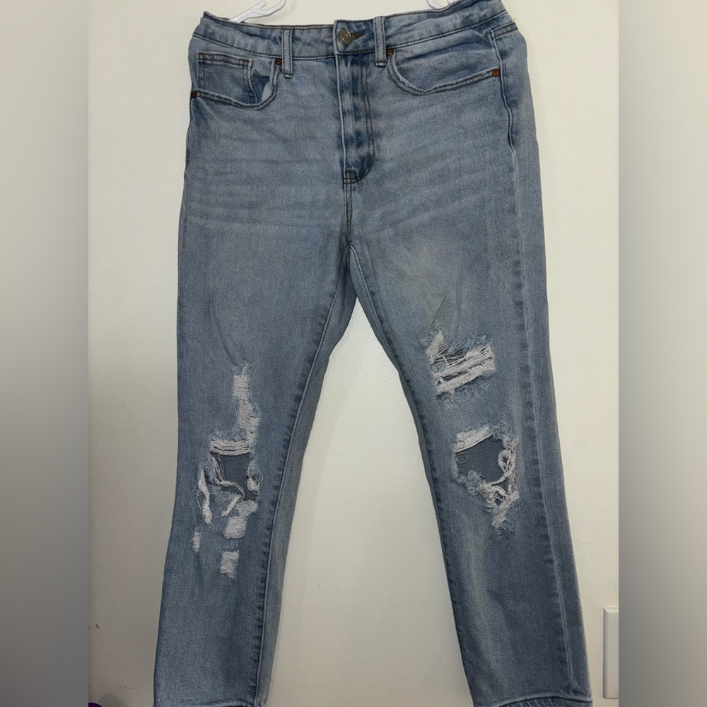 No Boundaries acid washed capris